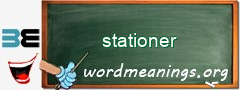 WordMeaning blackboard for stationer